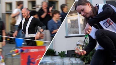 Roparun Zutphen: feestelijke doorkomst met waxinelichtjes