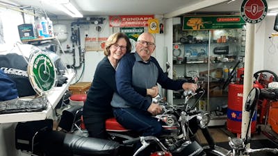 Will en Betsie hopen dat hun Zündapp-hobby blijft bestaan