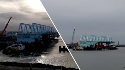 Eerste brug voor Nieuwe Sluis is onderweg naar Terneuzen