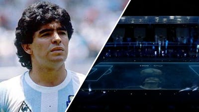 Spectaculair eerbetoon aan Diego Maradona bij Copa América