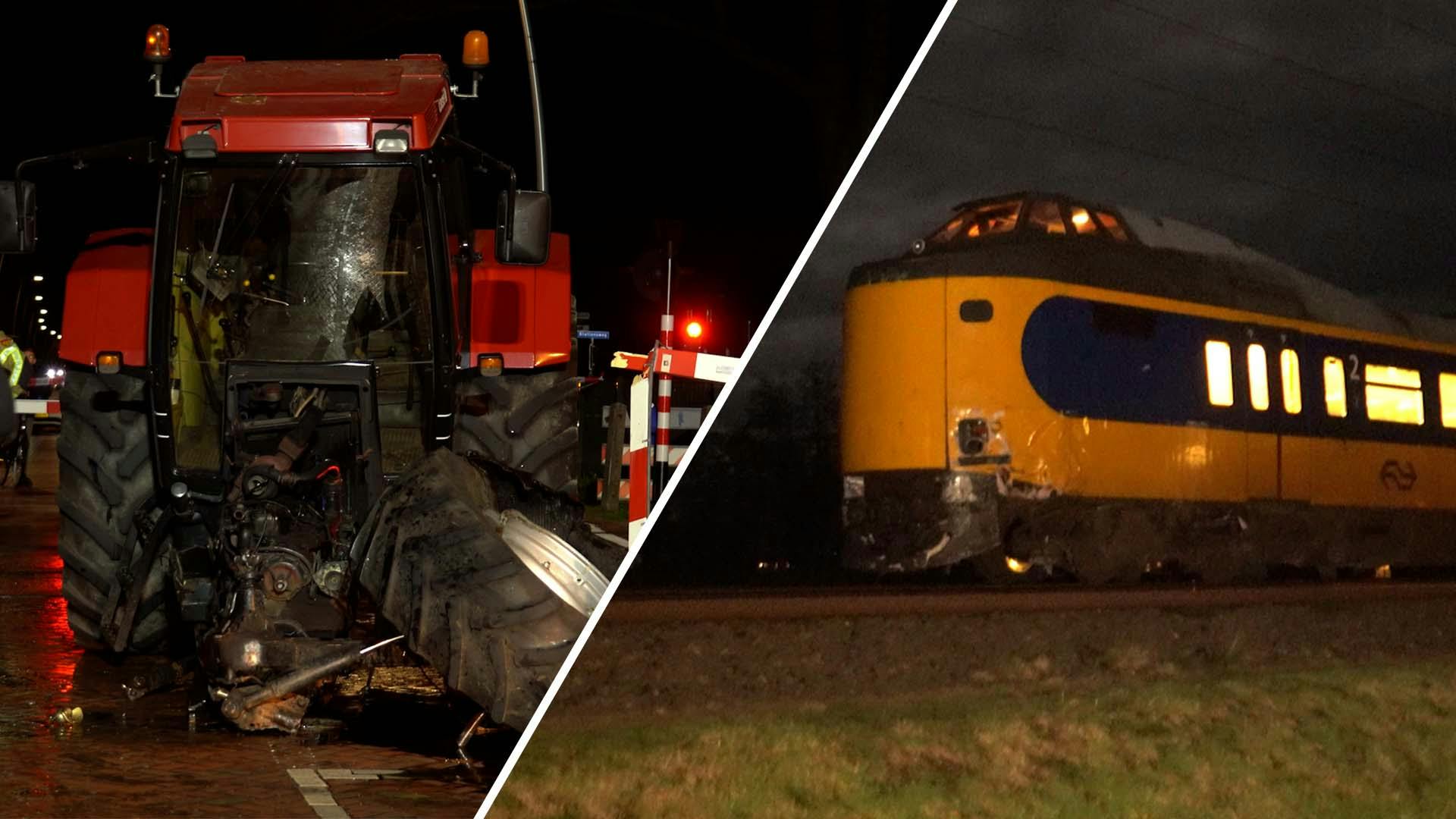 Aanrijding Tussen Trein En Trekker In Staphorst