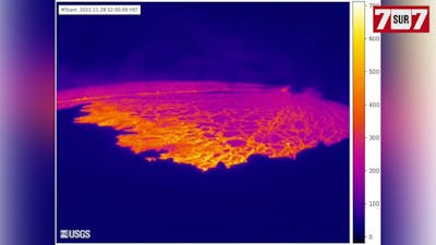 Les images de l’éruption du plus grand volcan actif du monde