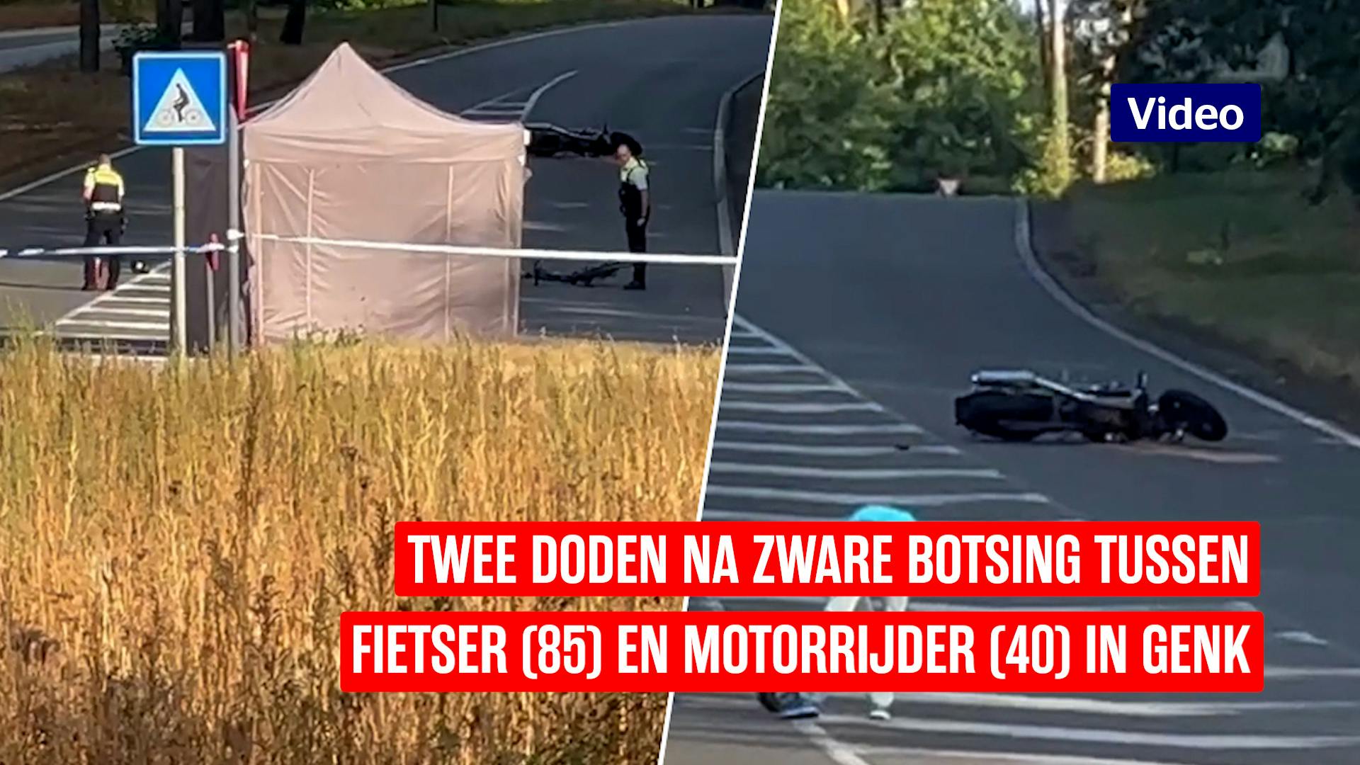 Twee Doden Na Zware Botsing Tussen Fietser En Motorrijder