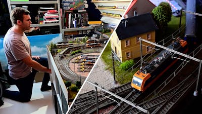 Ruud maakt een van de mooiste modeltreinbanen Nederland
