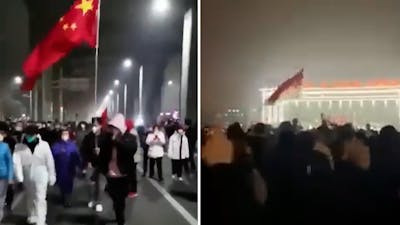 Chinezen protesteren tegen lockdown na dodelijke flatbrand