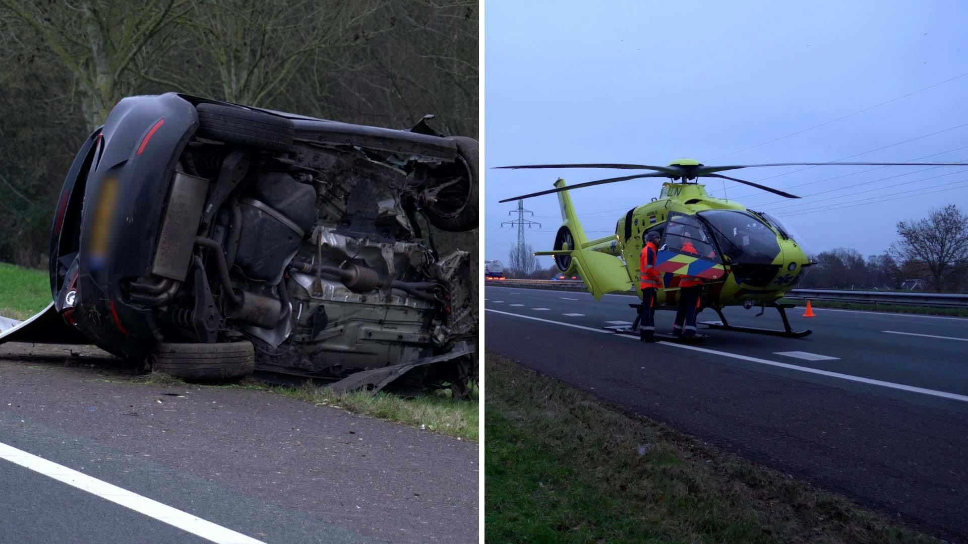 Ongeval Met Meerdere Auto's Op A32, Meerdere Gewonden