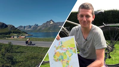 Niels fietste in 758 dagen van de Noord- naar de Zuidkaap