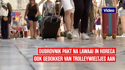 Toeristische hotspot Dubrovnik verbiedt trolleys op straat