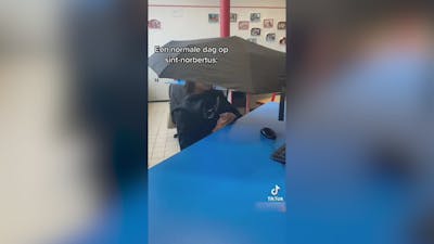 Leerlingen delen filmpjes chaos op Sint-Norbertusschool