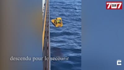 Un homme à la mer sauvé par un navire de croisière de Disney