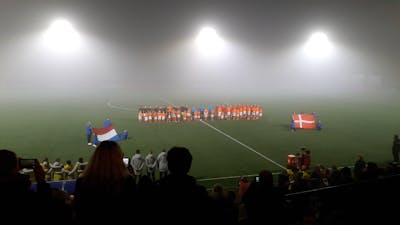 Oranje onder 17 - Denemarken in Zaltbommel