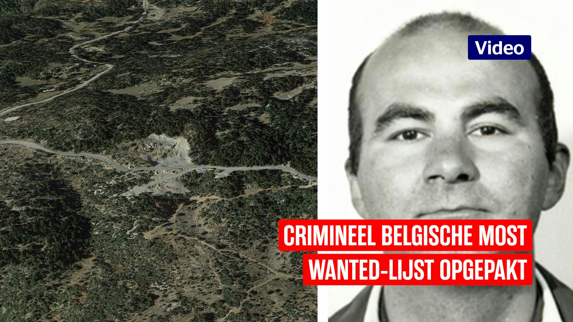 Crimineel Belgische Most Wanted-lijst Opgepakt