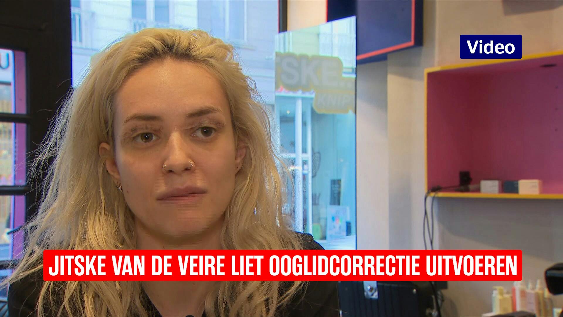 Jitske Van de Veire liet ooglidcorrectie uitvoeren