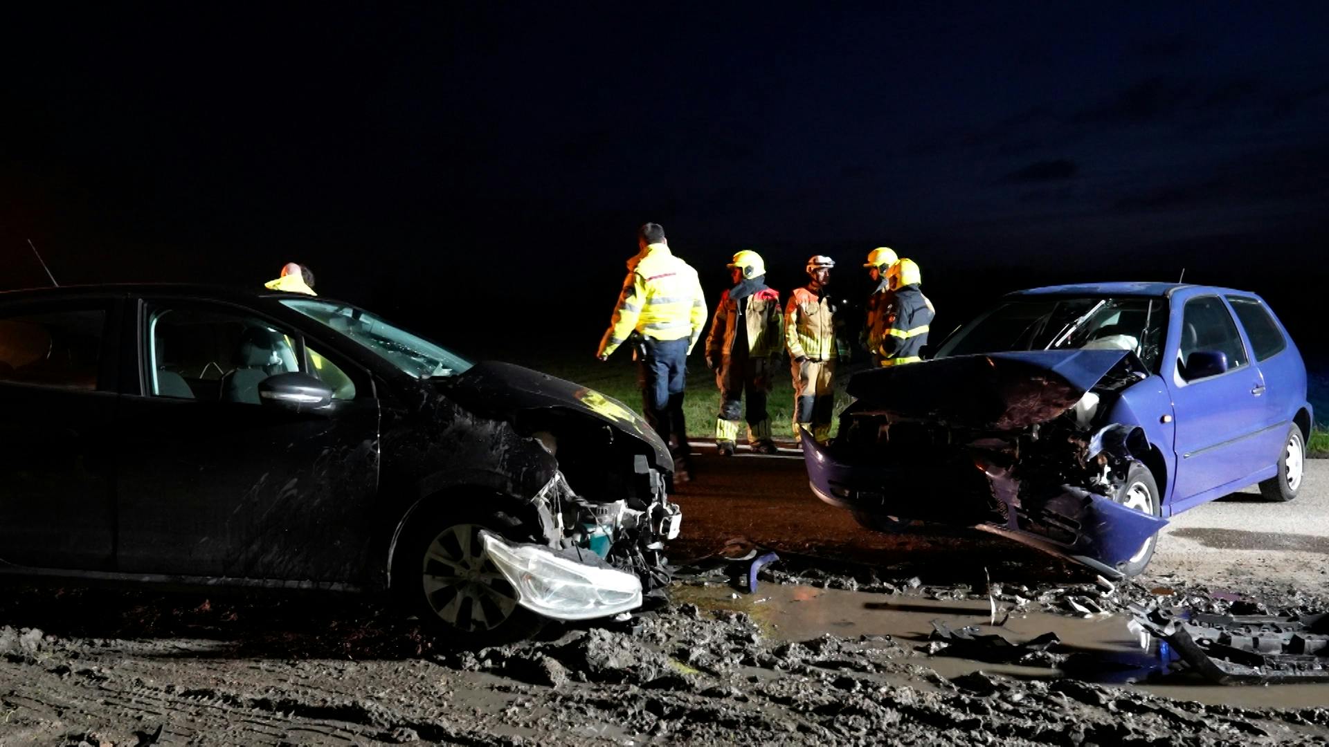 Dronken bestuurder aangehouden frontale botsing in Drimmelen foto