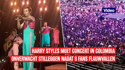 Harry Styles legt optreden stil nadat 8 fans flauwvallen