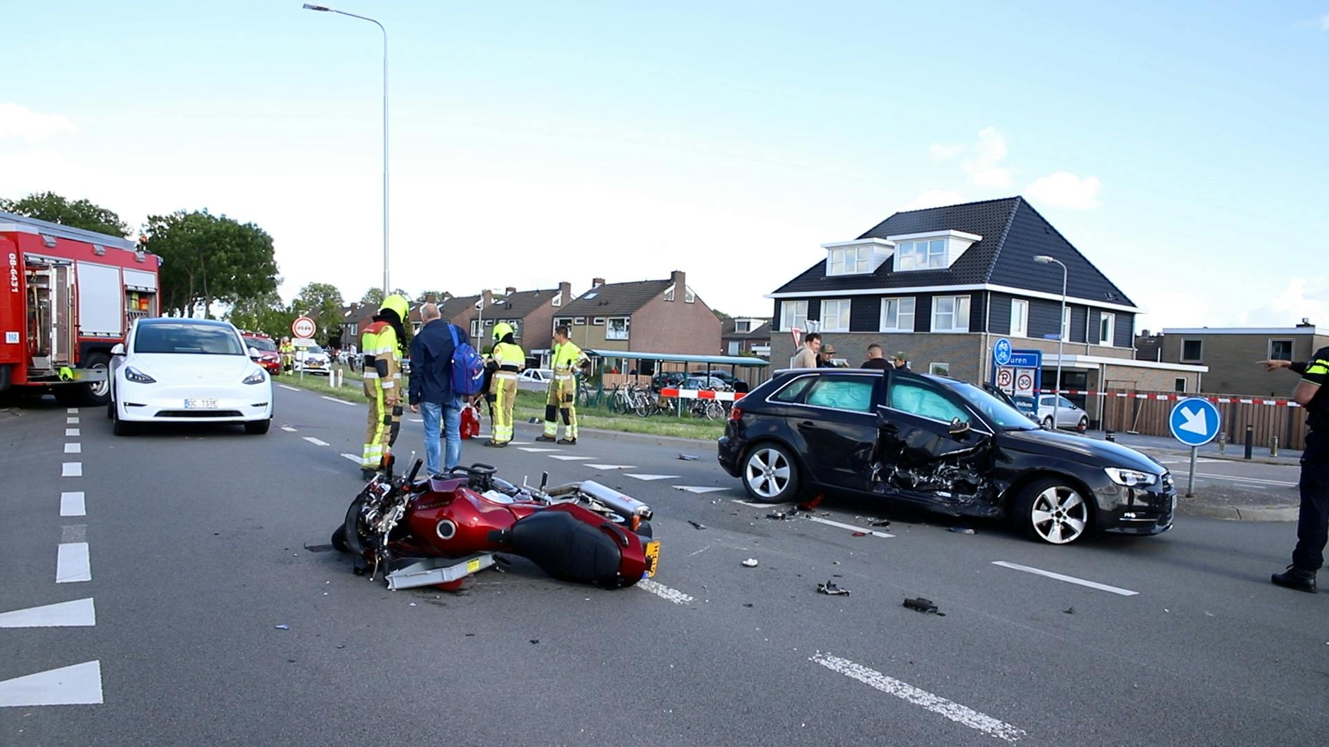 Motorrijder Gewond Na Ernstig Ongeluk Bij Vuren