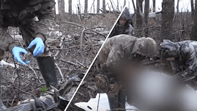 Oekraïners vinden lichamen Russische militairen in Charkov