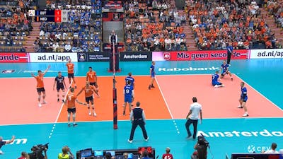 EK Volleybal: Nederland wint van Estland