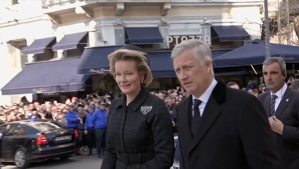 insluiten Intrekking overschreden Belgisch koningspaar aanwezig op begrafenis Griekse koning