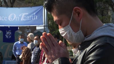 Inwoners Tokio herdenken tsunami van 2011