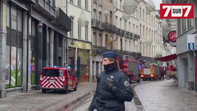Explosion suivie d'un incendie à Bruxelles