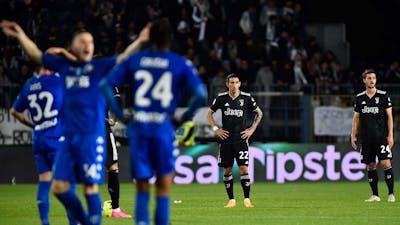 Pijnlijke 4-1 achterstand voor Juventus