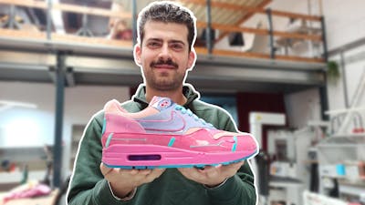 Sam uit Tiel maakt custom sneakers: 'Beginnen bij 1400 euro'