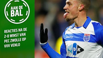 Reacties na de 2-0 winst van PEC Zwolle op VVV Venlo