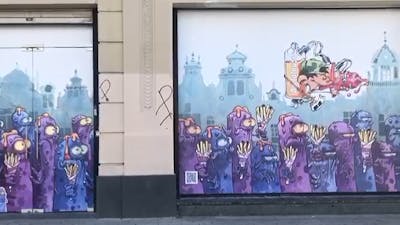 Une deuxième fresque Kid Paddle dans le centre de Bruxelles