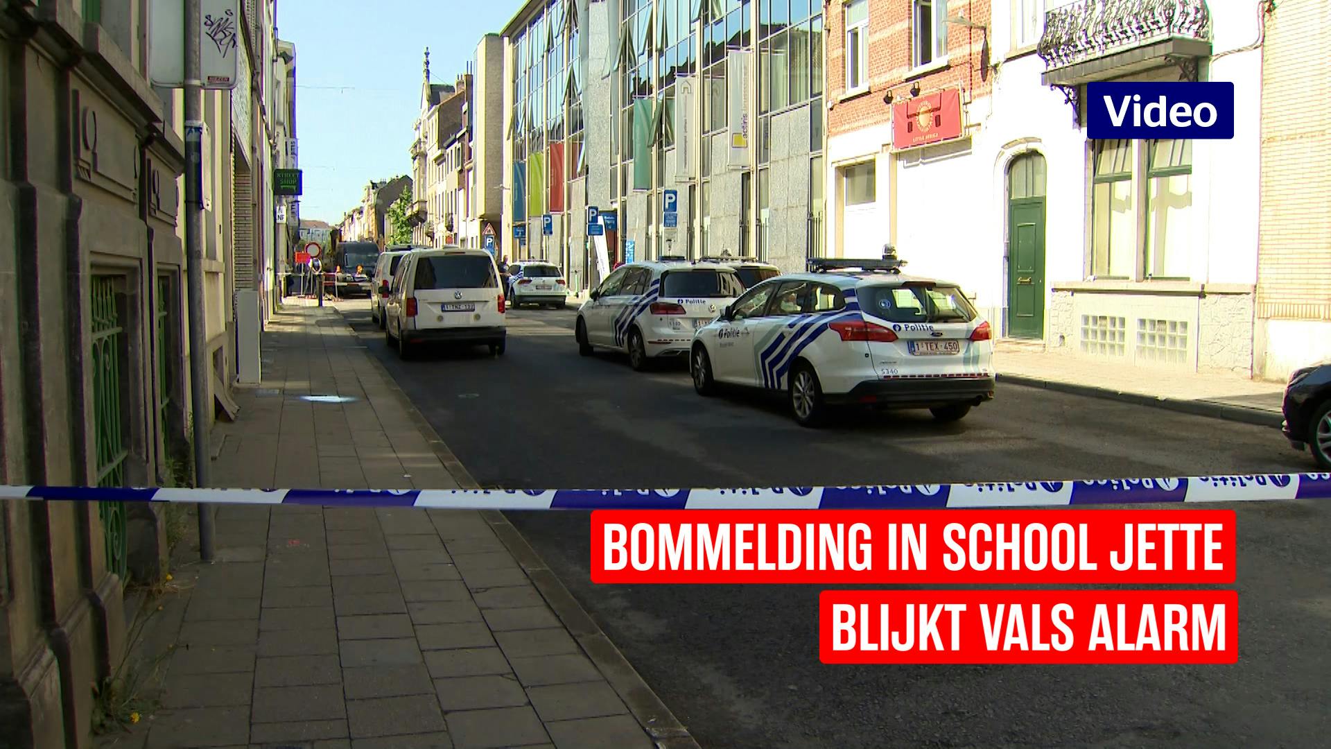 Bommelding In School Jette Blijkt Vals Alarm