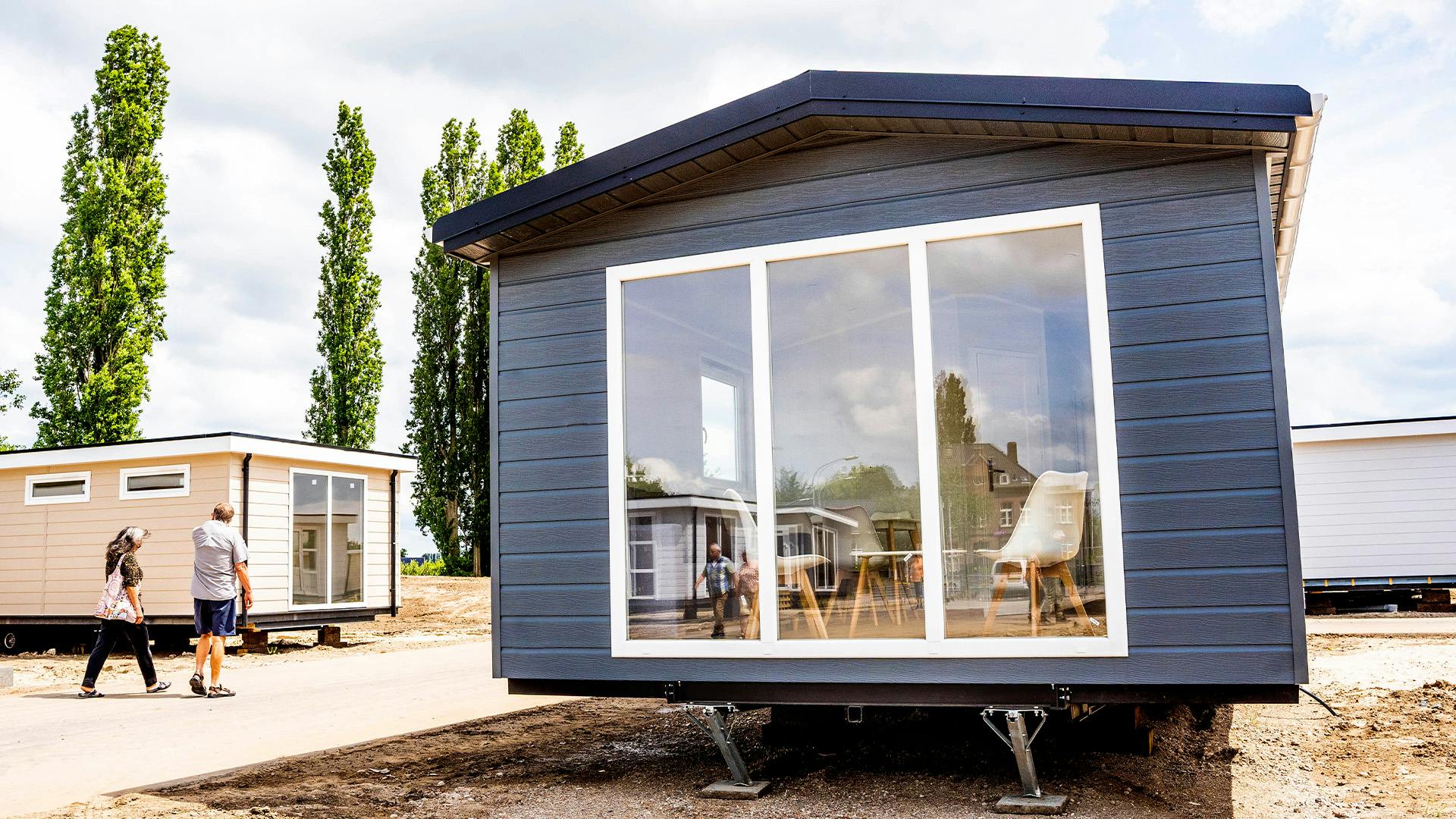 Zo zien de vluchtelingenchalets in Beuningen er uit