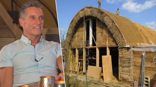 Matthias bouwde huis van stro: "Voel de energiecrisis niet"