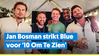 Jan Bosman strikt Blue bij '10 Om Te Zien'
