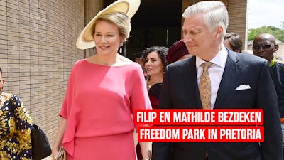 Filip en Mathilde bezoeken freedom park in Pretoria