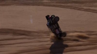 Zware crashes Vanagas en Chicherit in Dakar Rally