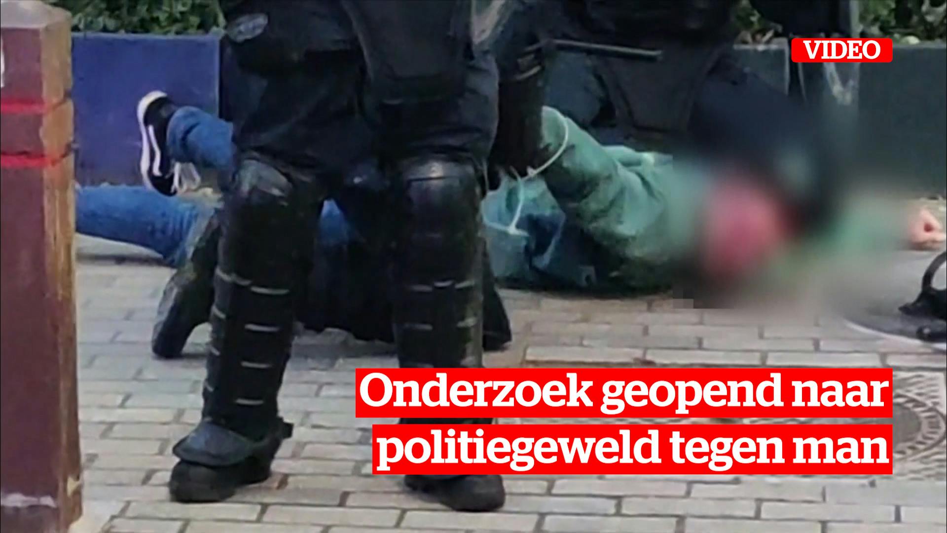 Onderzoek Naar Politiegeweld Tegen Man Tijdens Betoging