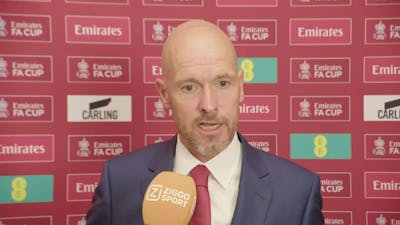Interview Ten Hag na FA Cup finale