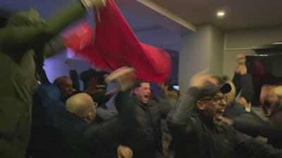 Feest Bevrijdingslaan Gent na Marokko - Spanje
