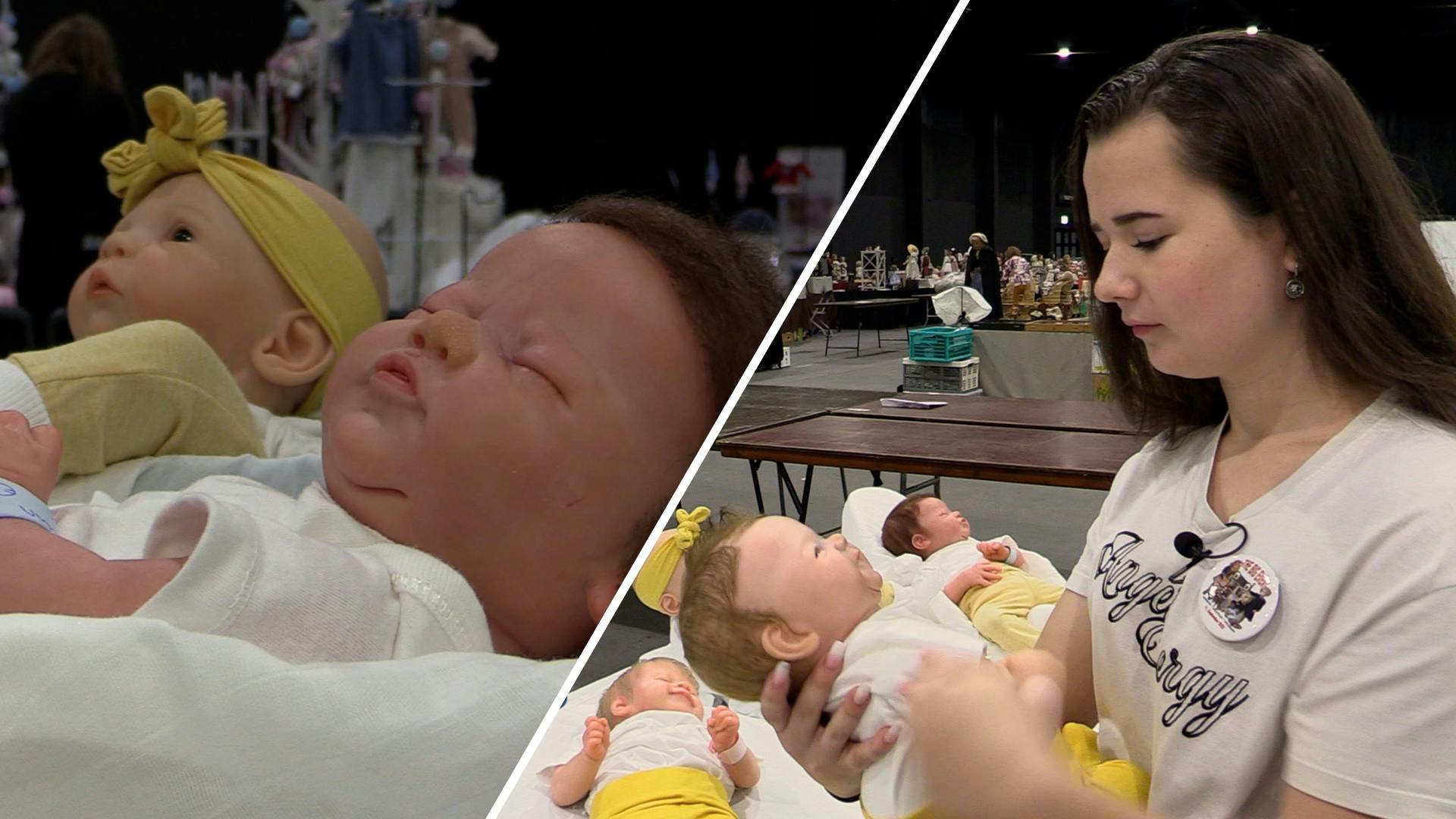 gelei Methode Groenteboer Amy maakt levensechte babypoppen: 'Ze voelen ook echt'