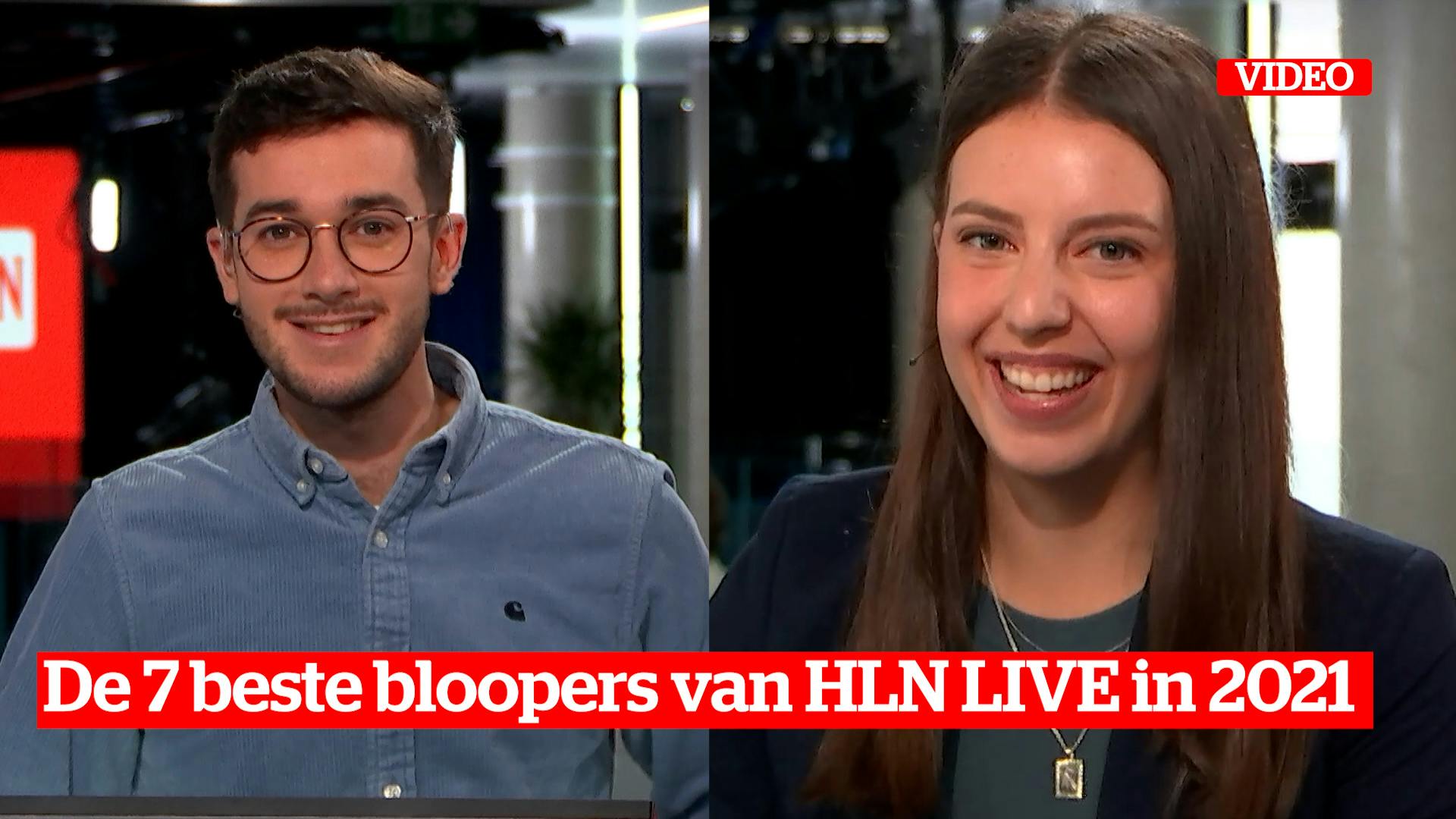 Dit zijn de bloopers van HLN LIVE van 2021