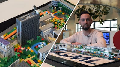 Rick bouwde hele ASML-campus na met kleine Legosteentjes