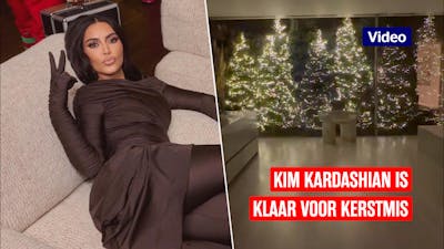 Kim Kardashian en gezin zitten helemaal in de kerstsfeer