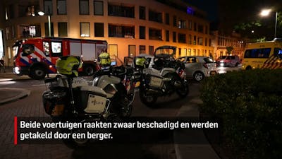 Twee auto’s botsen op kruising in Breda, één gewonde
