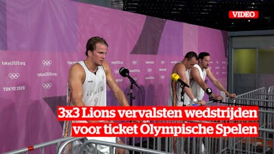3x3 Lions vervalsten 27 wedstrijden voor olympisch ticket