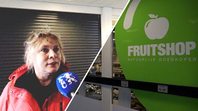 Groente- en fruitwinkel Fruitshop plotseling failliet