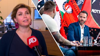 Angela over voetbaltalkshows: 'Het namaak is altijd minder'