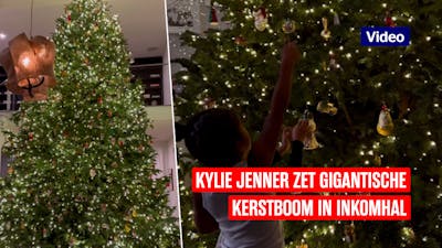 Celeb 24/7: Kylie Jenner zet gigantische kerstboom in huis
