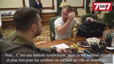 Sean Penn offre son Oscar à Zelensky