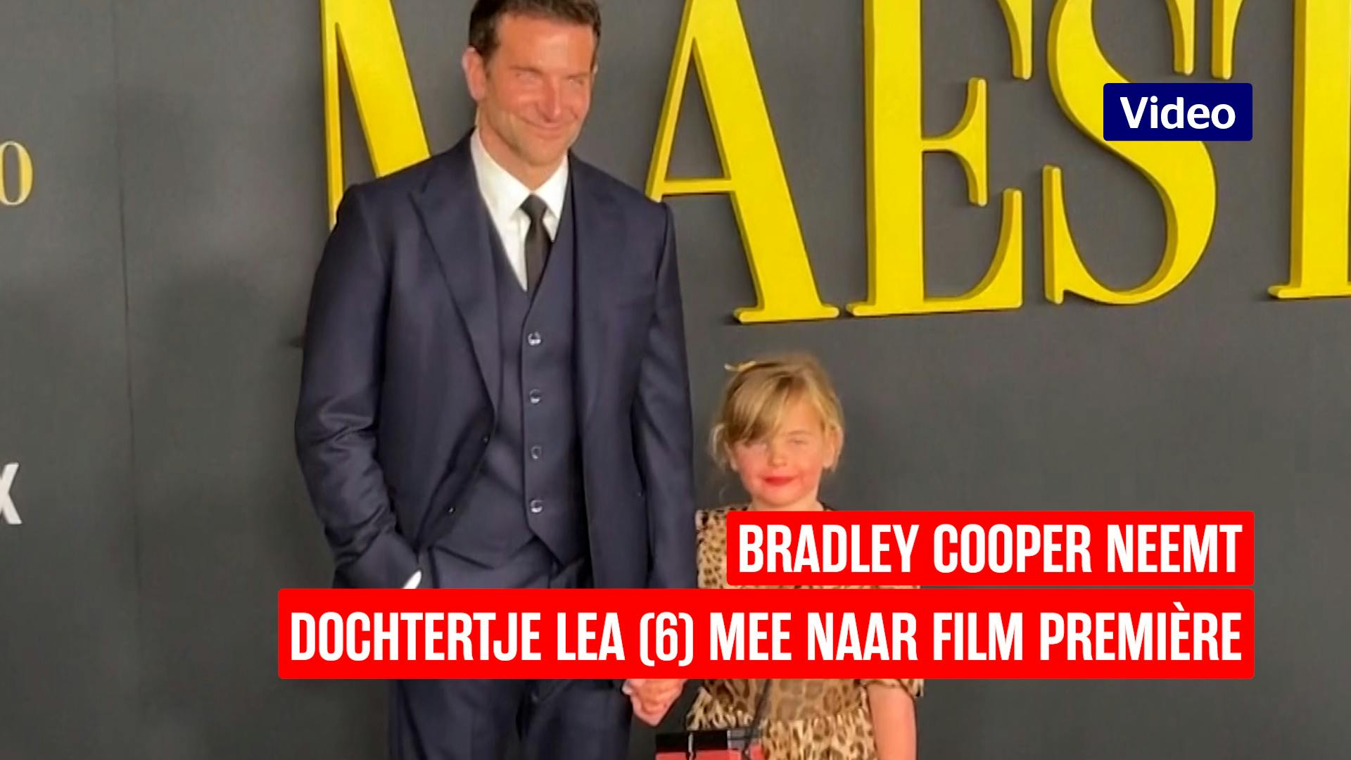 Bradley Cooper neemt dochter mee als +1 naar première