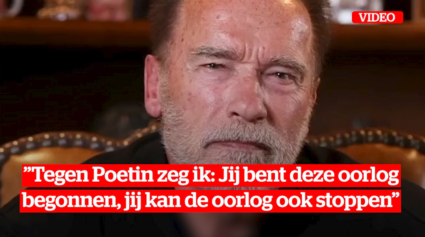 Arnold Schwarzenegger richt zich tot Russen en Poetin